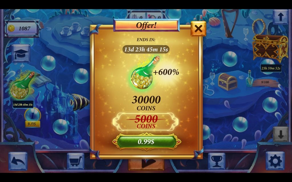 Picross Fairytale: Legend of the Mermaid Micro Transactions
